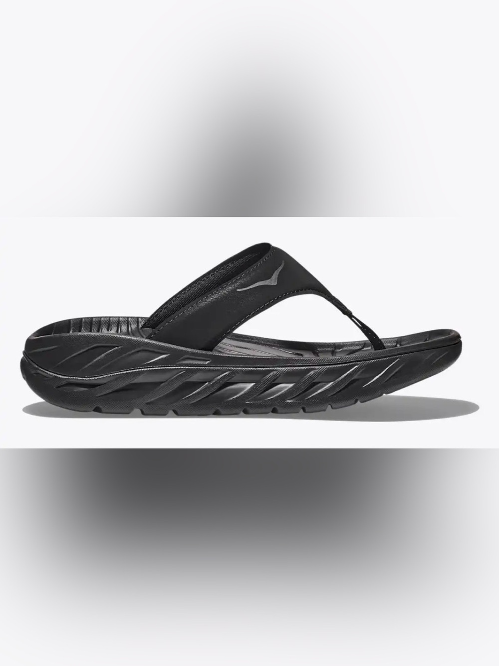 HOKA Black Comfort Flip Flops. Women size 8.5